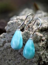 Ohrhänger Larimar Tropfenform